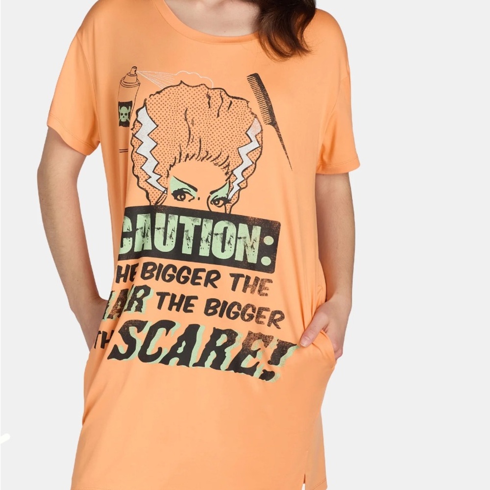 Women’s halloween Sleep T-Shirt Top Dress